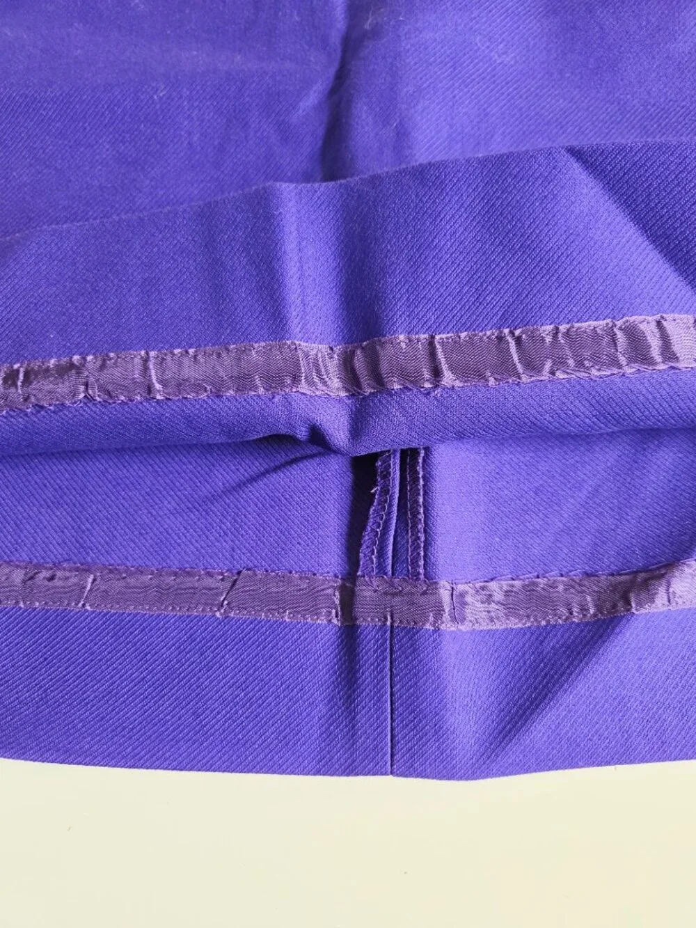 J. Crew Factory Women's Mini Skirt 100% Cotton Indigo Purple Size 6 NWT - Picture 7 of 10